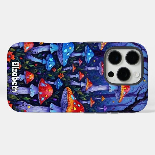 真菌鮮やか林 Case-Mate iPhoneケース (裏面 (横))