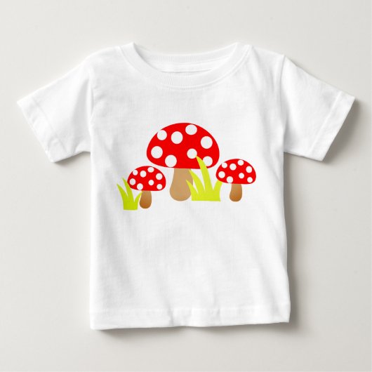 真菌,キノコ,植物 ベビーTシャツ (正面)