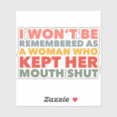 真話実の声明 シール (シート)