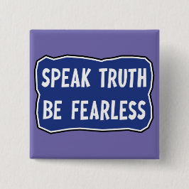 真話実は恐れを知らぬ 缶バッジ