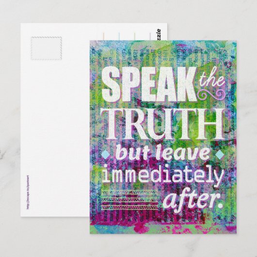 真話葉書 ポストカード (正面/裏面)