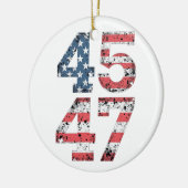 真賀誇りを持った47日トランプ選手が成熟した日を制した セラミックオーナメント (左)