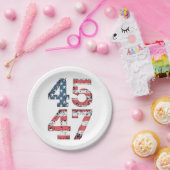 真賀誇りを持った47日トランプ選手が成熟した日を制した ペーパープレート (パーティー)