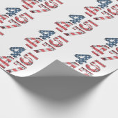 真賀誇りを持った47日トランプ選手が成熟した日を制した ラッピングペーパー (角)