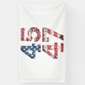 真賀誇りを持った47日トランプ選手が成熟した日を制した 横断幕 (縦)