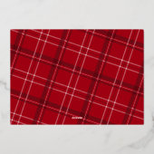 真賛美に宗教的なクリスマスの写真 箔シーズンカード (裏面)