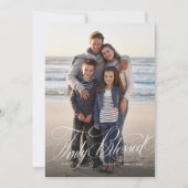 真賛美のエレガント宗教の写真 シーズンカード (正面)