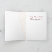 真赤なバレンタインデーのカード シーズンカード (内部)