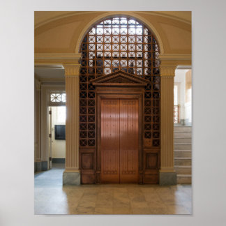 真鍮かご昇降機 ポスター