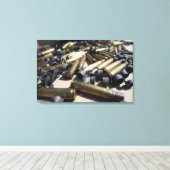 真鍮と統合されていないリンクを使用 キャンバスプリント (インサイチュ (ウッドフロア))