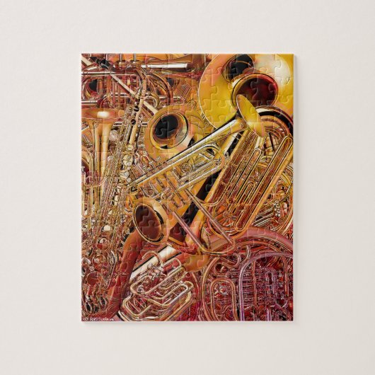 真鍮の壁のパズル ジグソーパズル (縦)