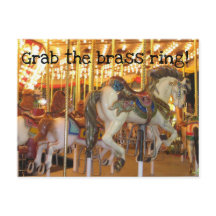 真鍮の指輪を掴め ポストカード