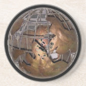 真鍮の次元グローブコースター コースター (正面)