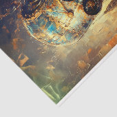 真鍮スチームパンクロボットヘッド、金ゴールドDG3Gデコページ 薄葉紙 (詳細)