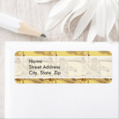 真鍮トランペットパターン ラベル (インサイチュ)