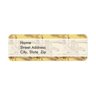 真鍮トランペットパターン ラベル