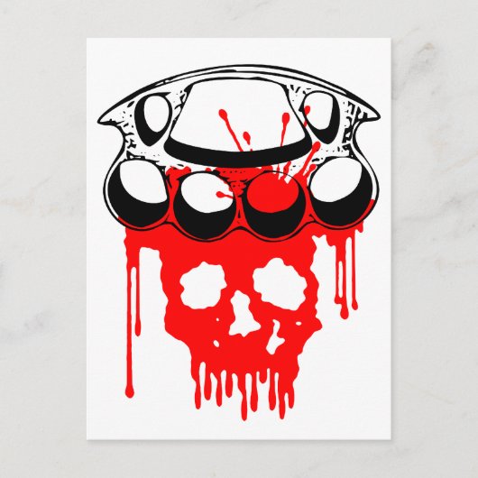 真鍮ナックル ポストカード (正面)