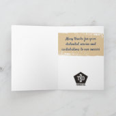 真鍮フェイクユニバーサル従業員記念日カード カード (内部)