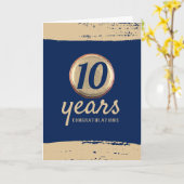 真鍮フェイクユニバーサル従業員記念日カード カード (黄色い花)