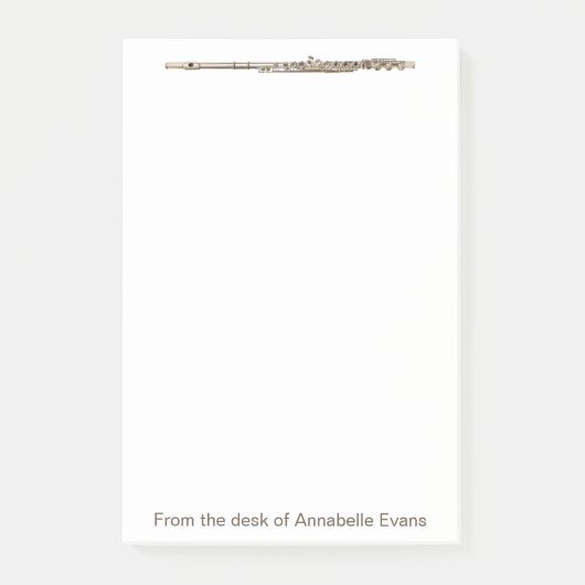 真鍮フルート ポストイット (正面)