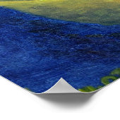 真鍮ボウルに入れた果物 ポスター (角)