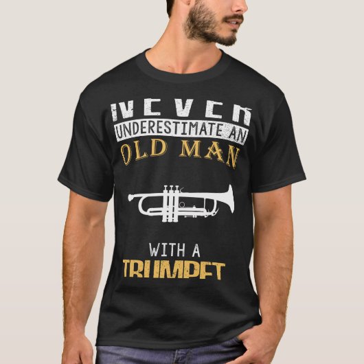 真鍮マエストロ：老人を甘く見ない Tシャツ (正面)