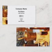 真鍮乳鉢および乳棒 名刺 (正面/裏面)