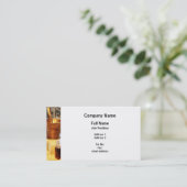 真鍮乳鉢および乳棒 名刺 (スタンド正面)