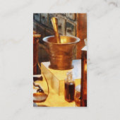 真鍮乳鉢および乳棒 名刺 (裏面)