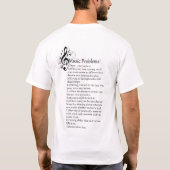 真鍮問題リスト Tシャツ (裏面)