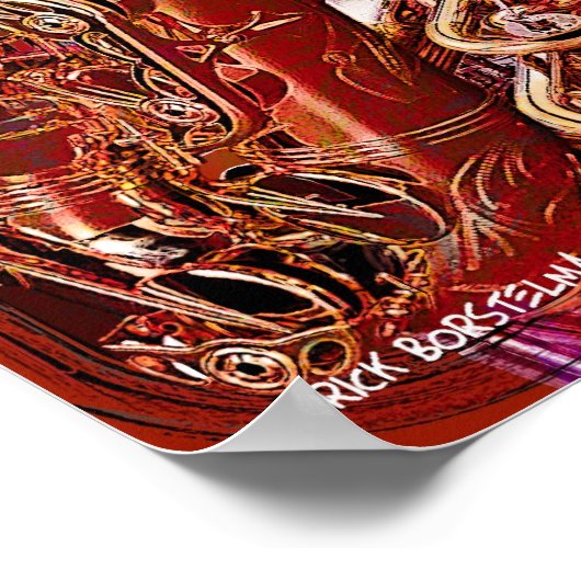 真鍮壁 ポスター (角)