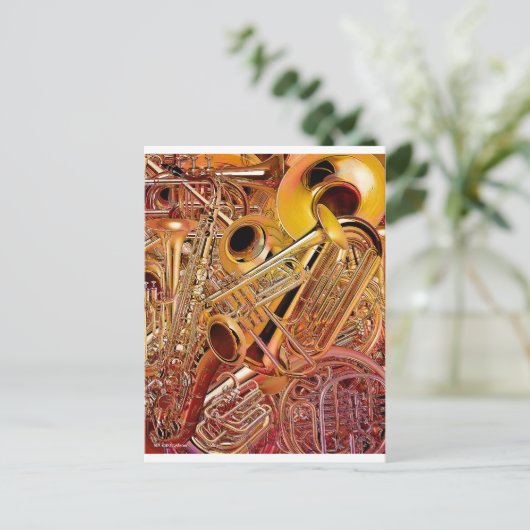 真鍮壁 ポストカード (スタンド正面)