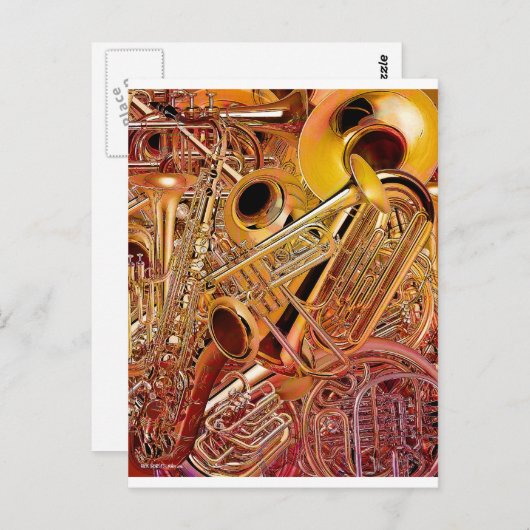 真鍮壁 ポストカード (正面/裏面)