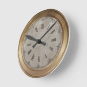 真鍮大理石ローマ数字 ラウンド壁時計 (傾斜)