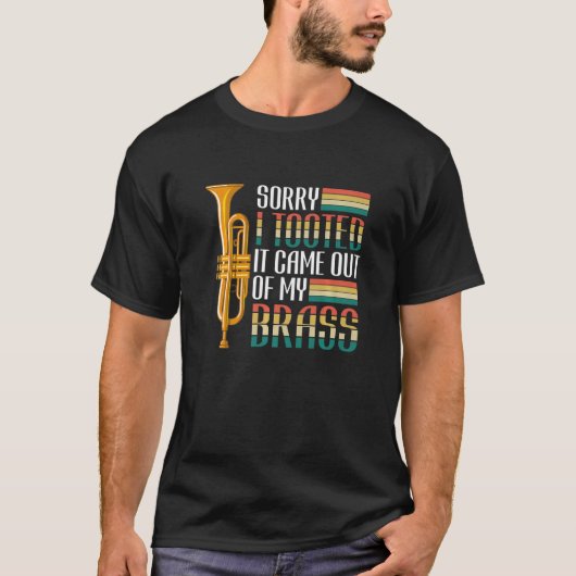 真鍮楽器すまん私来は私から取り出した Tシャツ (正面)