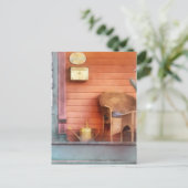 真鍮潅水缶付きポーチ ポストカード (スタンド正面)