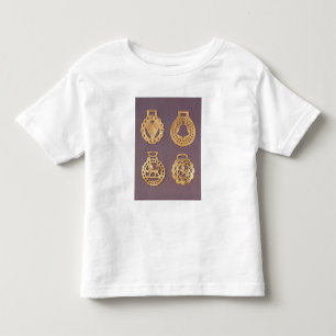 真鍮製の装飾金具の選択 トドラーTシャツ
