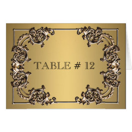 真鍮金ゴールド華美テーブル結婚番号の夕食