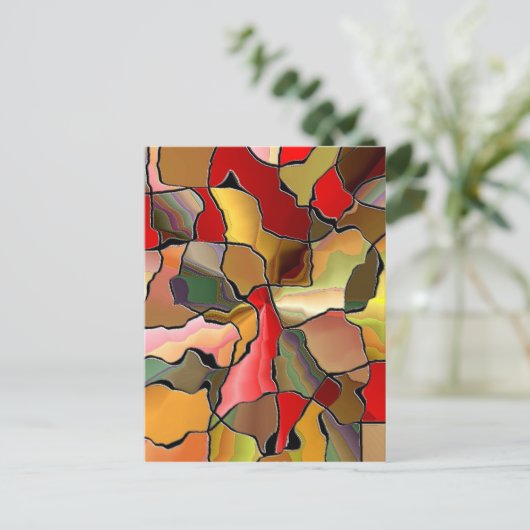 真鍮 ポストカード (スタンド正面)