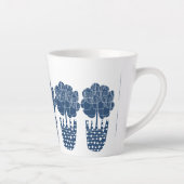 真青の鉢植え カフェラテマグ (右)