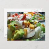 真面目なサラダ ポストカード (正面/裏面)