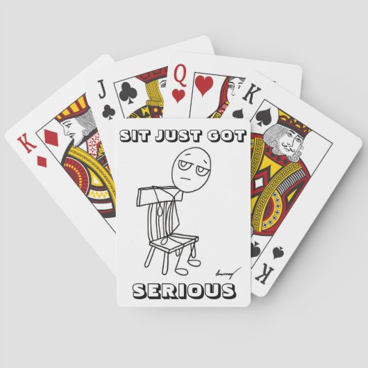 真面目なトランプで得座る トランプ (裏面)