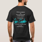 真面目な人形(エリカ・クルックス) Tシャツ (裏面)