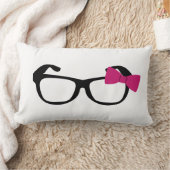 真面目な女の子の装飾用クッション ランバークッション (ブランケット)