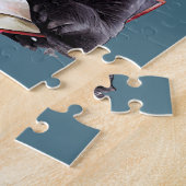 真面目な猫とコーヒー ジグソーパズル (側面)