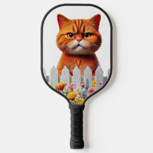 真面目な猫 ピックルボールラケット
