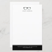 真面目な眼鏡 |おもしろい名前をカスタムする (正面/裏面)