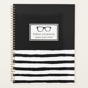 真面目な眼鏡   週単位のプランと物 プランナー手帳