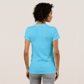 真面目な、曲線及び汚れたTシャツ Tシャツ (裏面フル)
