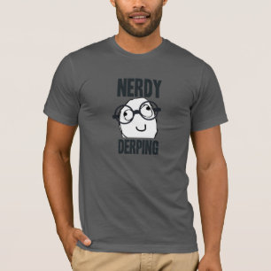真面目なderpingミーム tシャツ